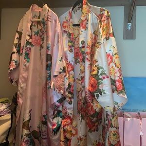 2 silk robes
